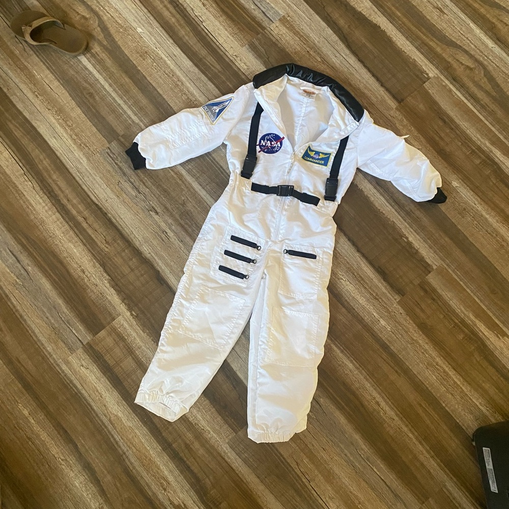 Kids Astronaut Costume - White and Black